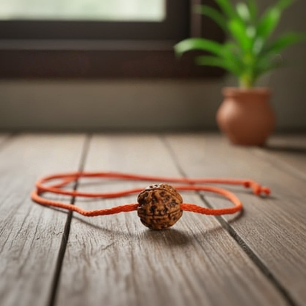 4 Mukhi Rudraksha (Original, Indian) – Certified & Energized