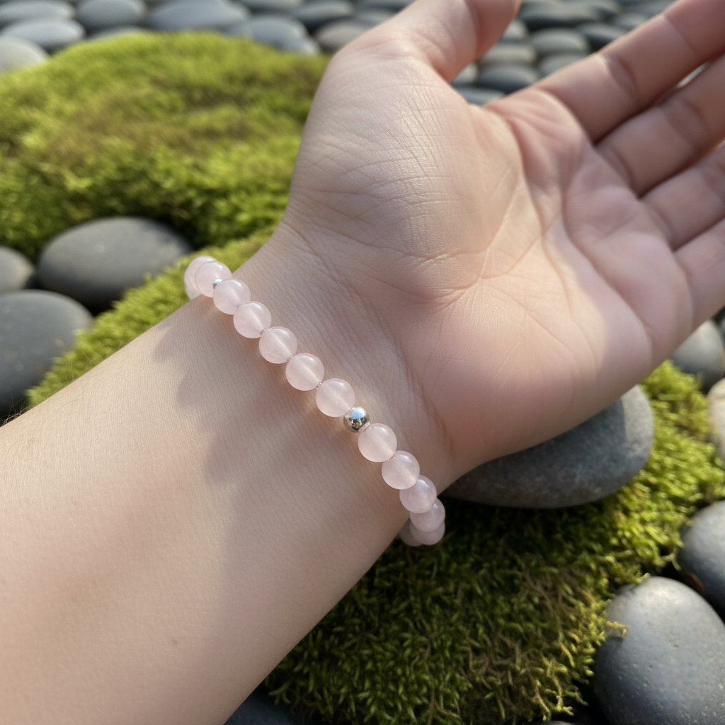 Rose Quartz Bracelet – Stone of Love & Emotional Healing