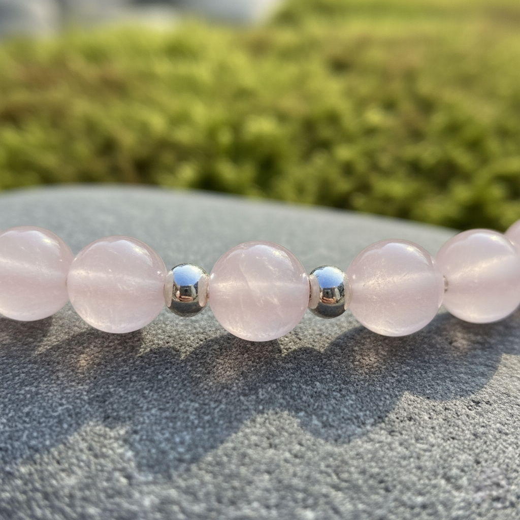 Rose Quartz Bracelet – Stone of Love & Emotional Healing