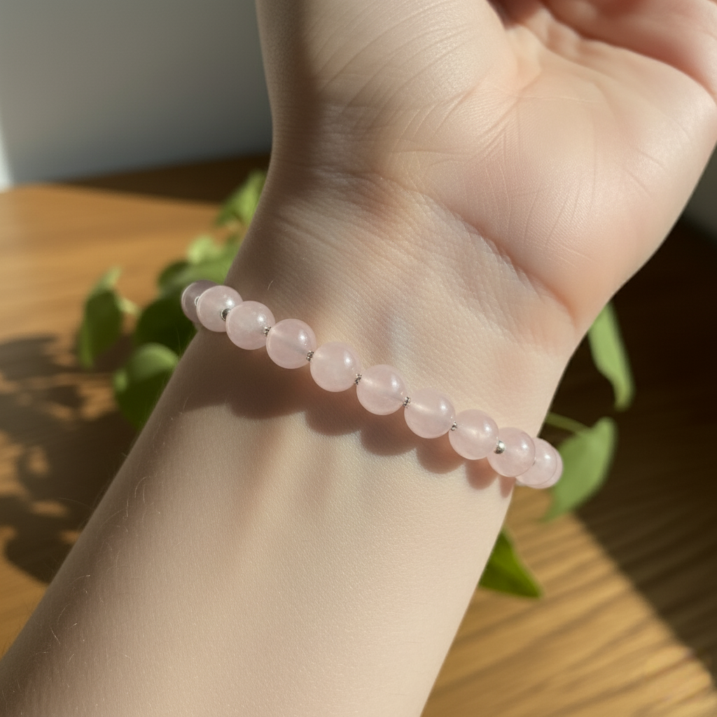Rose Quartz Bracelet – Stone of Love & Emotional Healing