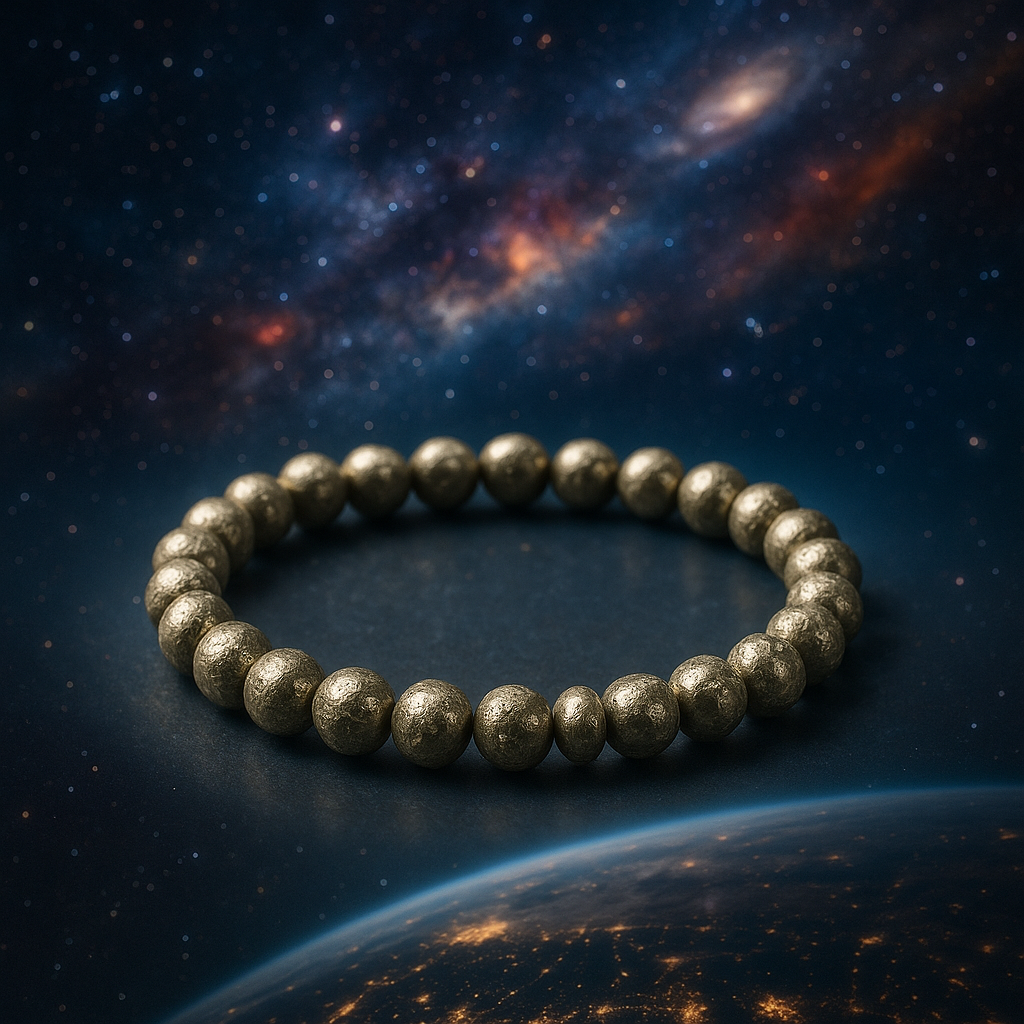 Raw Pyrite Bracelet – Stone of Wealth, Confidence & Protection