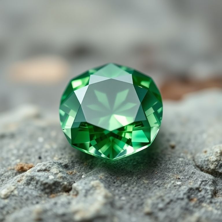Green Emerald (Panna) Gemstone